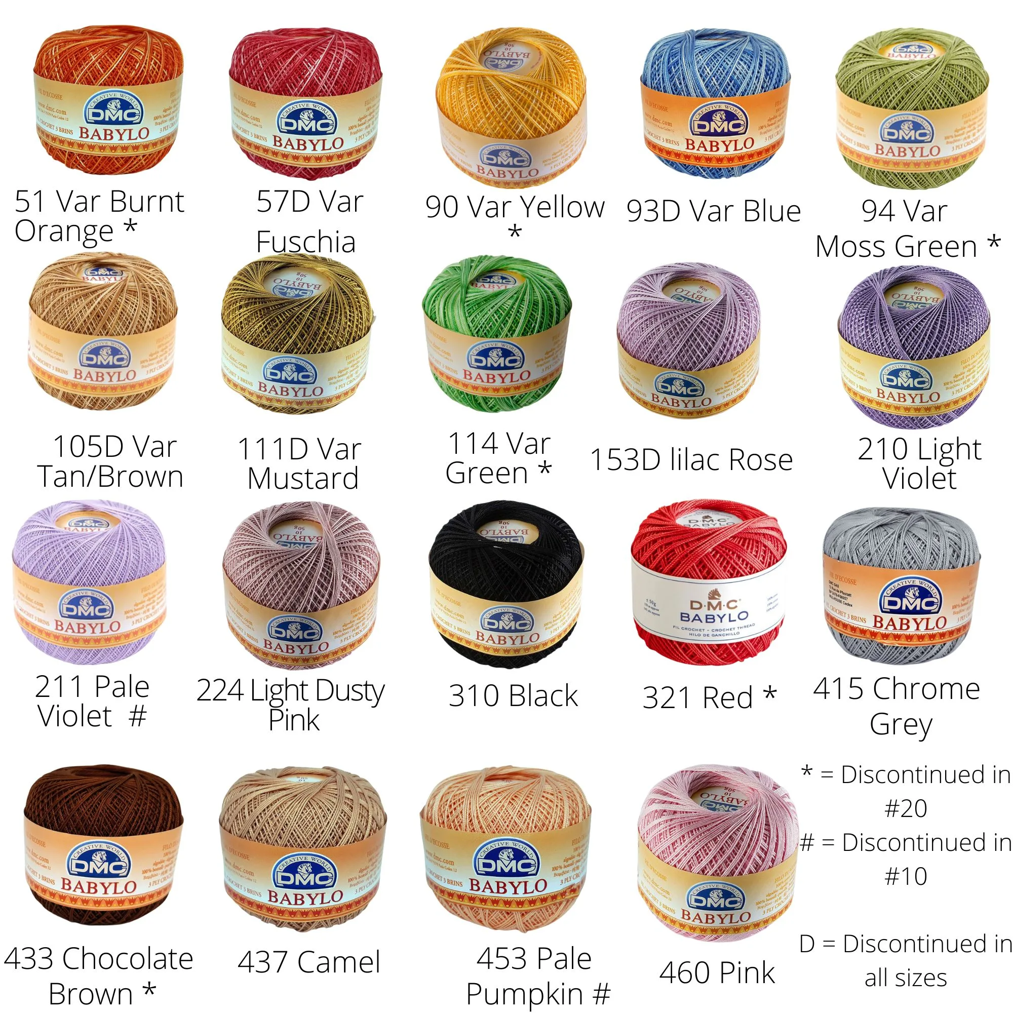 DMC Babylo 50g Cotton Thread balls - Image 2