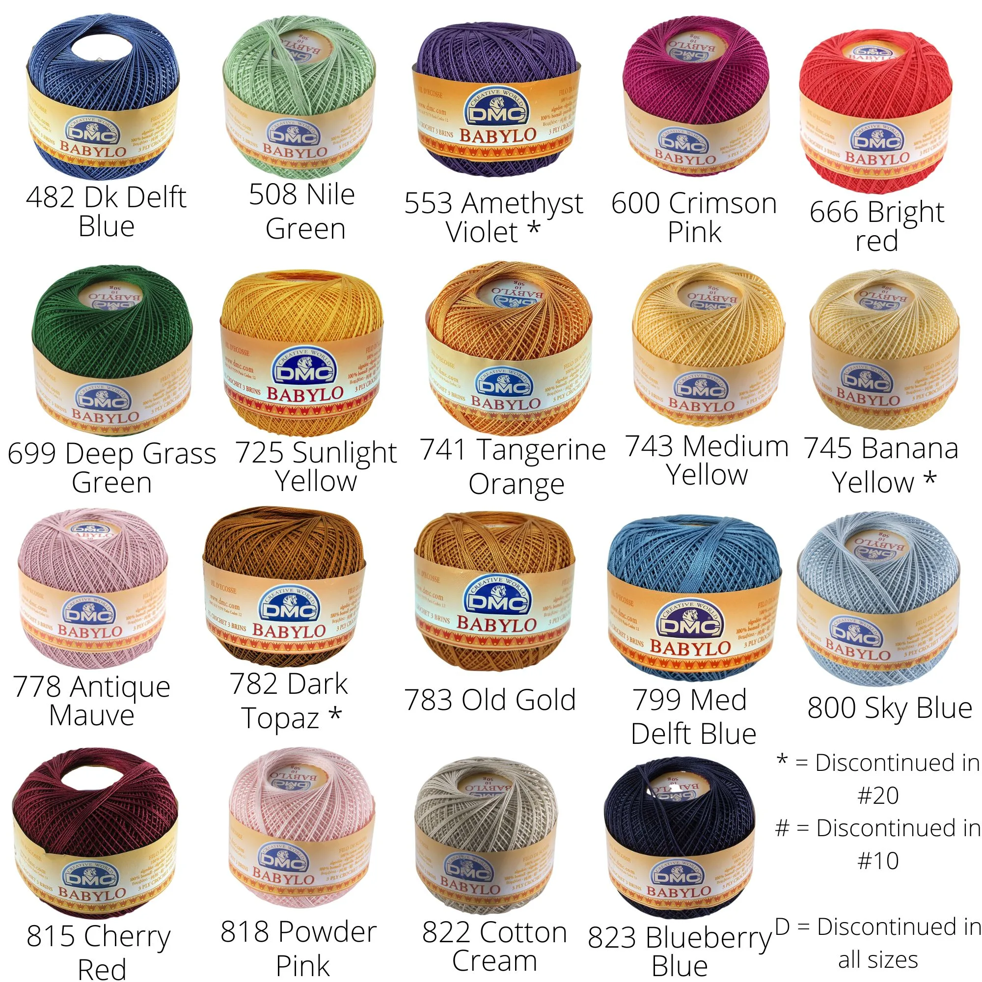 DMC Babylo 50g Cotton Thread balls - Image 3
