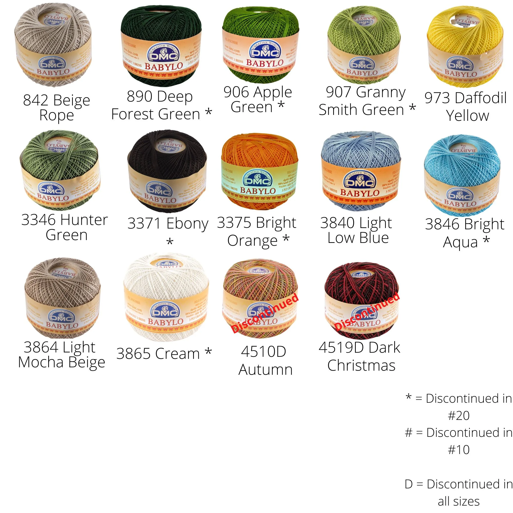 DMC Babylo 50g Cotton Thread balls - Image 4