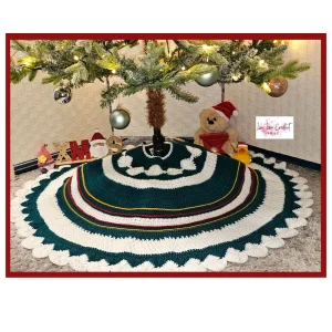 Whimsical Woodlands Christmas Tree Skirt Pattern