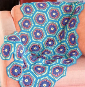Hexagon Flower blanket