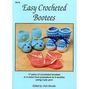 Easy Crocheted Bootees