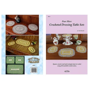 Four More Crocheted Dressing Table Sets