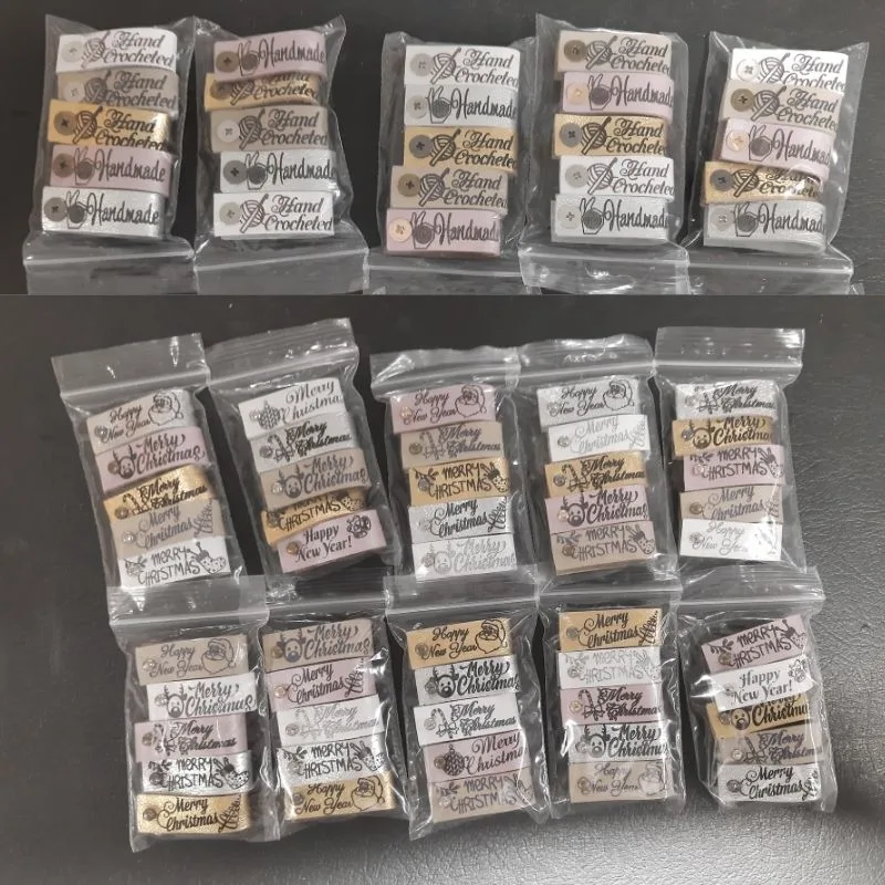 Christmas Leather Labels