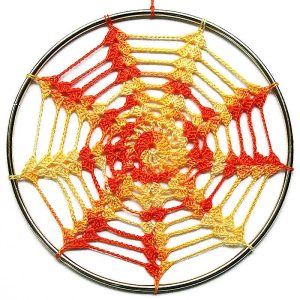 Pattern for Spiderweb Sun-Catcher