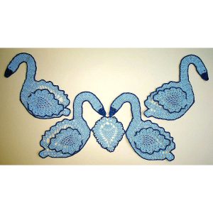 Pattern for Swan 3 Piece Set