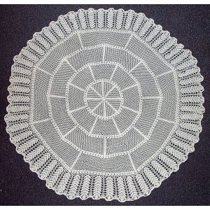 Pattern for 2Ply Shawl with Wheat Edge
