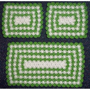 Pattern for Two Tone Bavarian Stitch 3pc Set