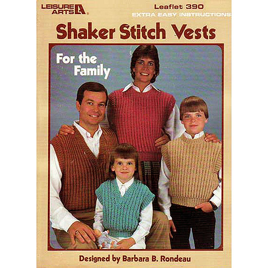 Shaker Stitch Vests