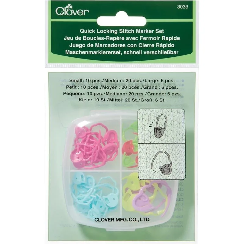 Quick Locking Stitch Marker Set