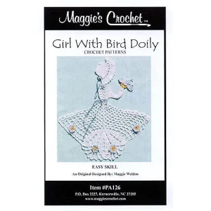 Girl with Bird Doily
