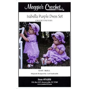 Isabella Purple Dress Set Patt