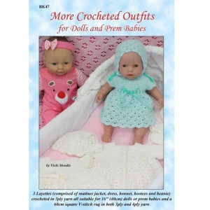 More Crocheted Outfits for Dolls and Prem Babies