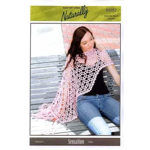 Naturally Leaflet Cro Shawl