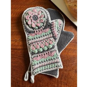 Cottage Garden Oven Mitts Kit