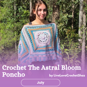 Crochet Class- Astral Bloom Poncho Top