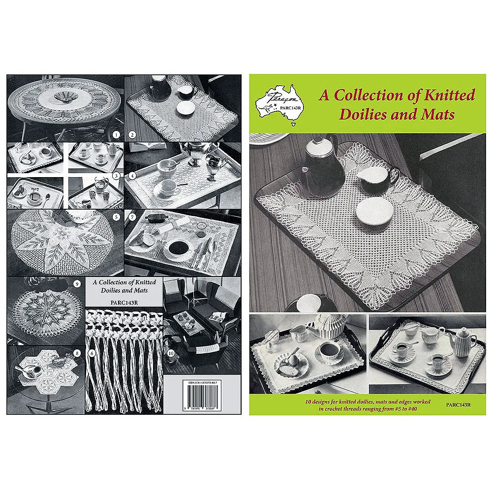 A Collection of Knitted Doilies and Mats