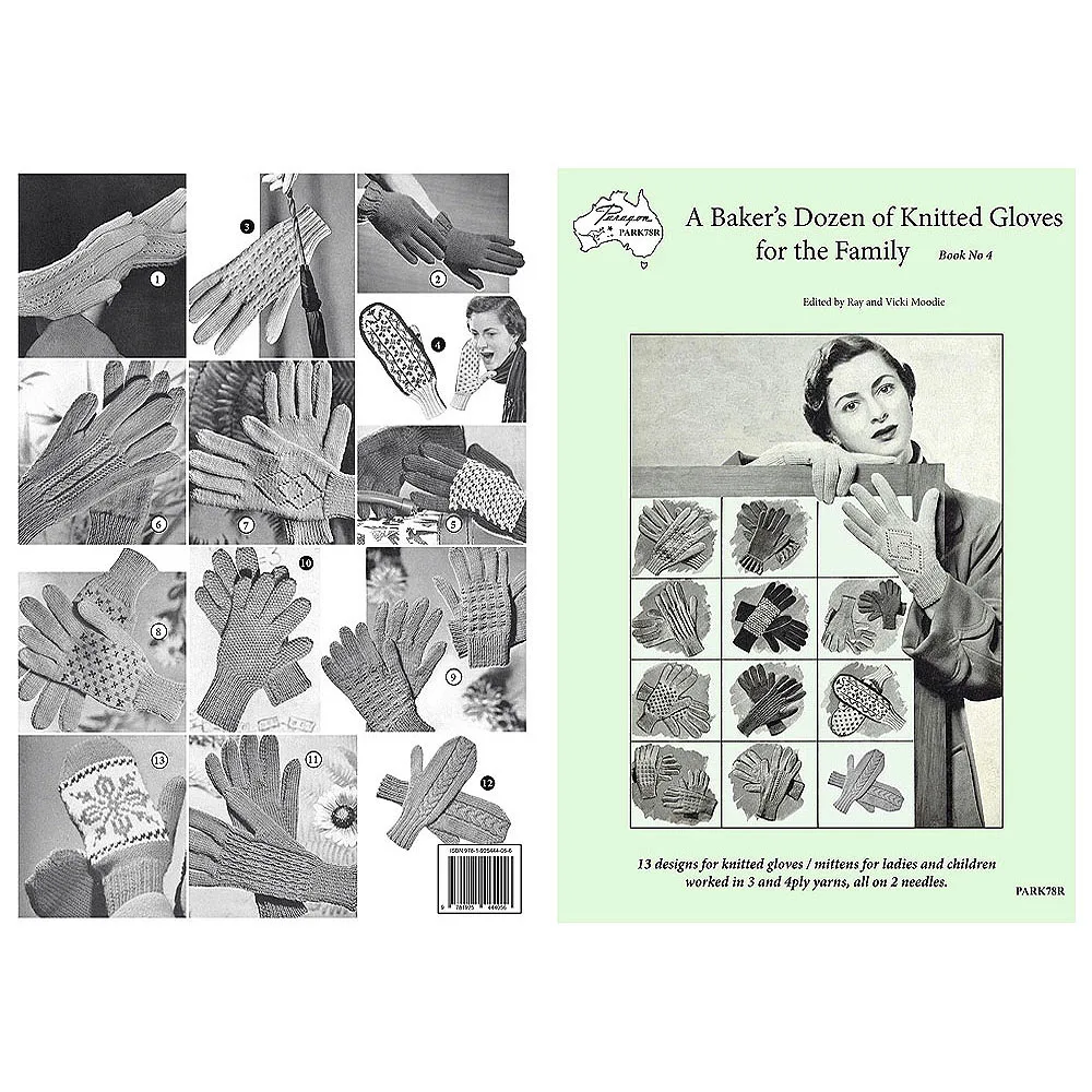 A Bakers Dozen Knitted Gloves for the Family Bk 4